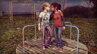 3dart clothed Ellie Ellie_Williams fanart Sarah Sarah_Miller The_Last_of_Us // 3840x2160 // 1020KB