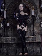 3dart barefeet clothed Eveline fanart Feet pinup Resident_Evil // 1620x2160 // 957KB